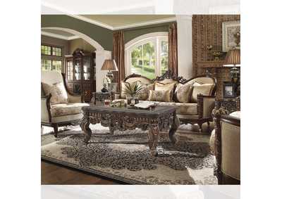 Image for Extra Dark Walnut 3 Piece Sofa Set