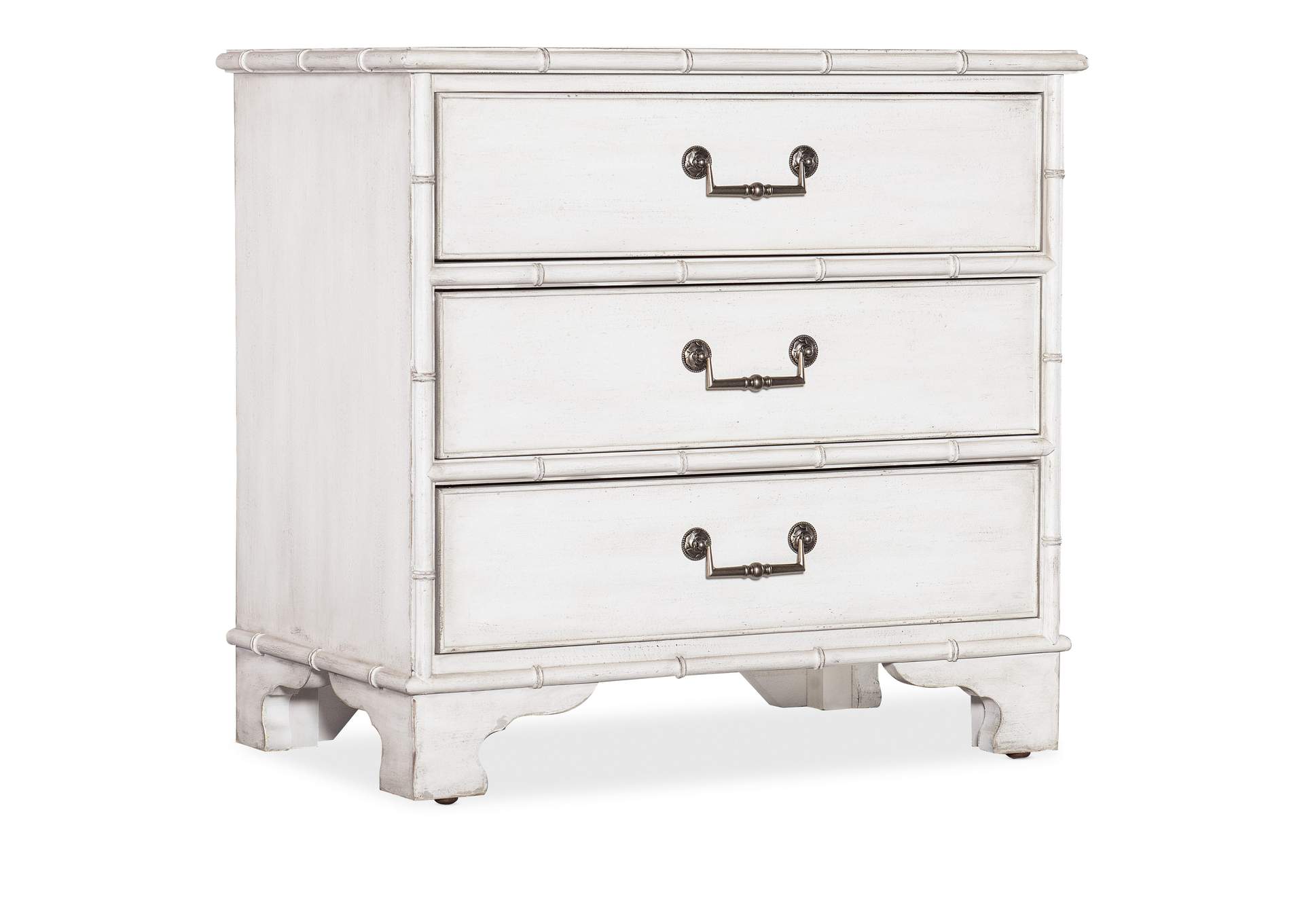 Charleston Three - Drawer Nightstand,Hooker Furniture