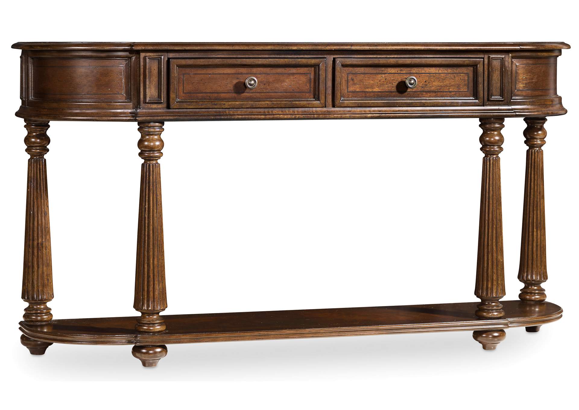 Leesburg Demilune Hall Console,Hooker Furniture