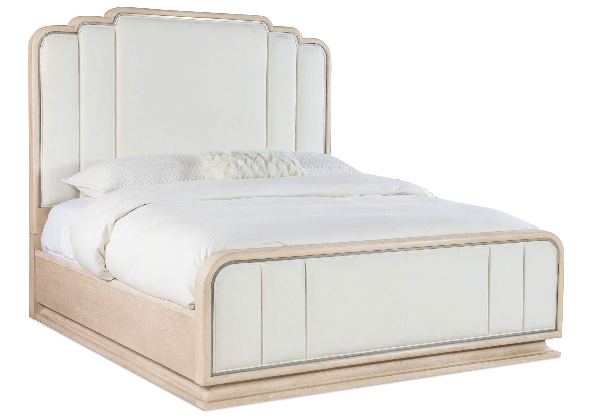 Nouveau Chic California King Upholstered Bed,Hooker Furniture