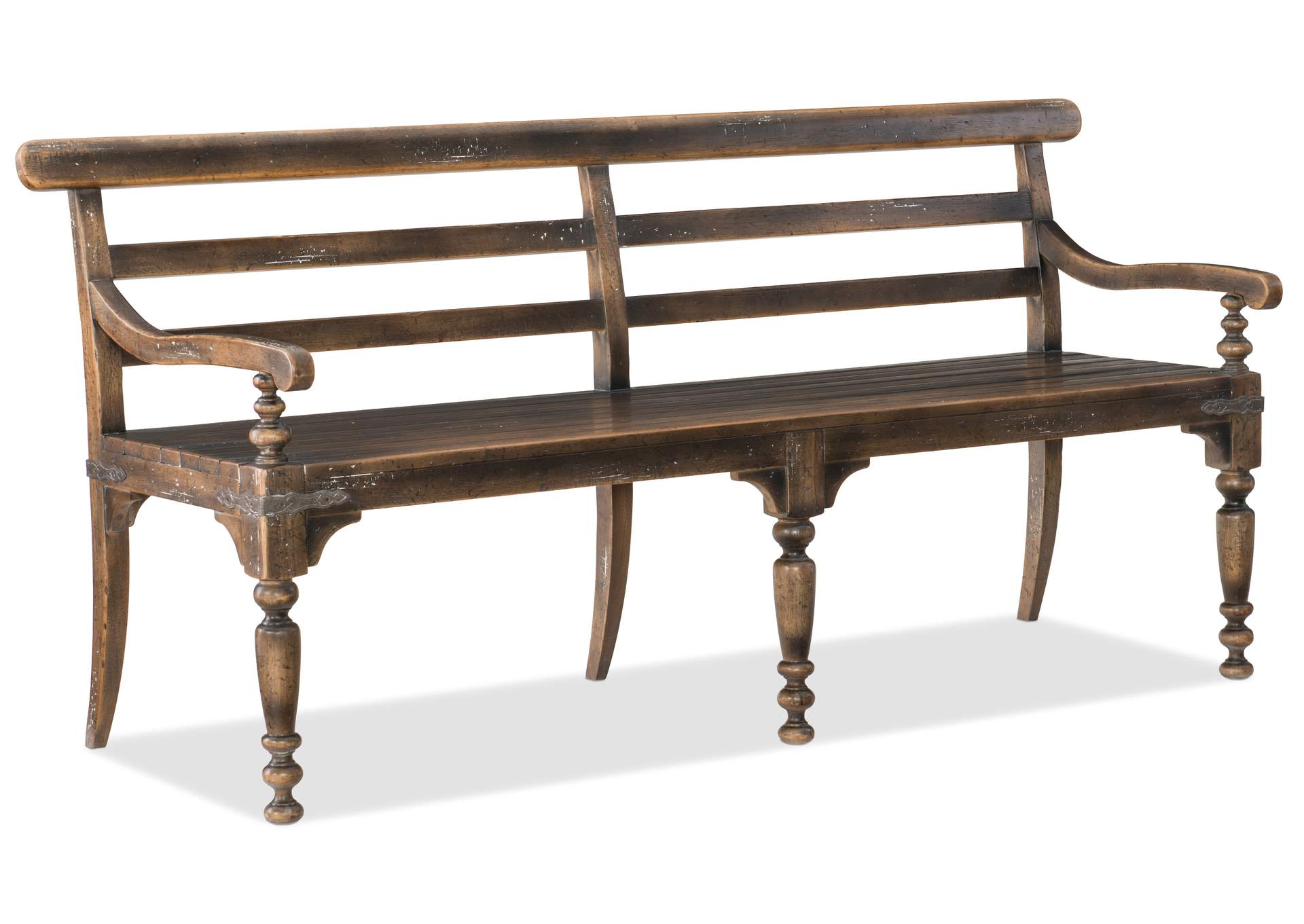 Hill Country Helotes Dining Bench,Hooker Furniture
