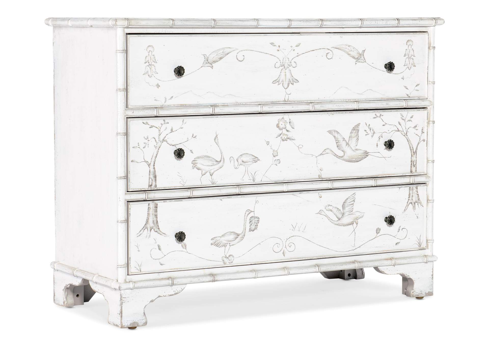 Charleston Three - Drawer Accent Chest,Hooker Furniture