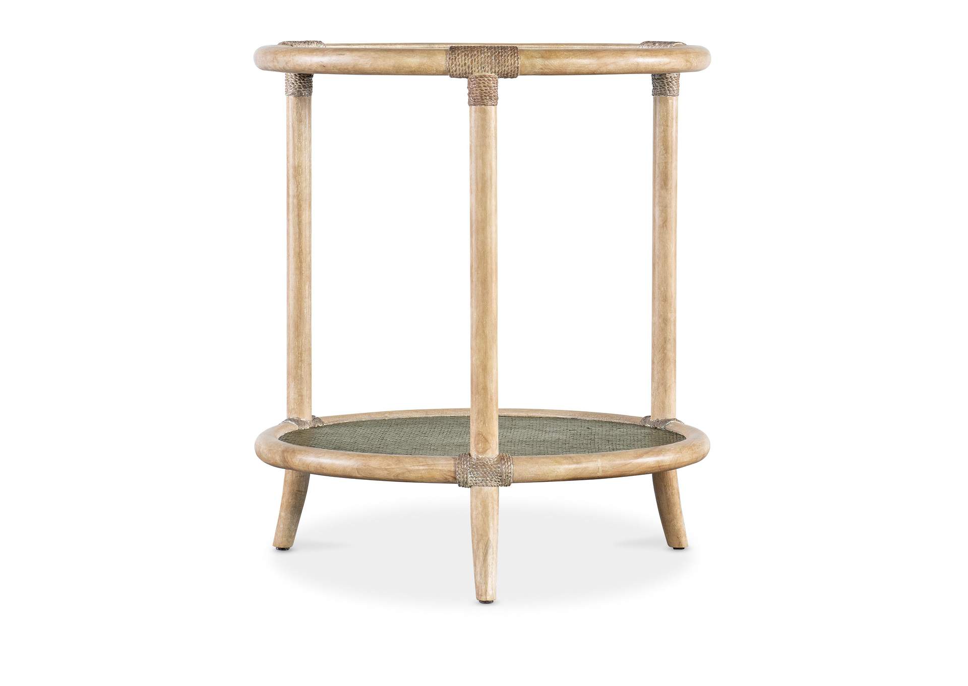 Retreat Raffia End Table,Hooker Furniture