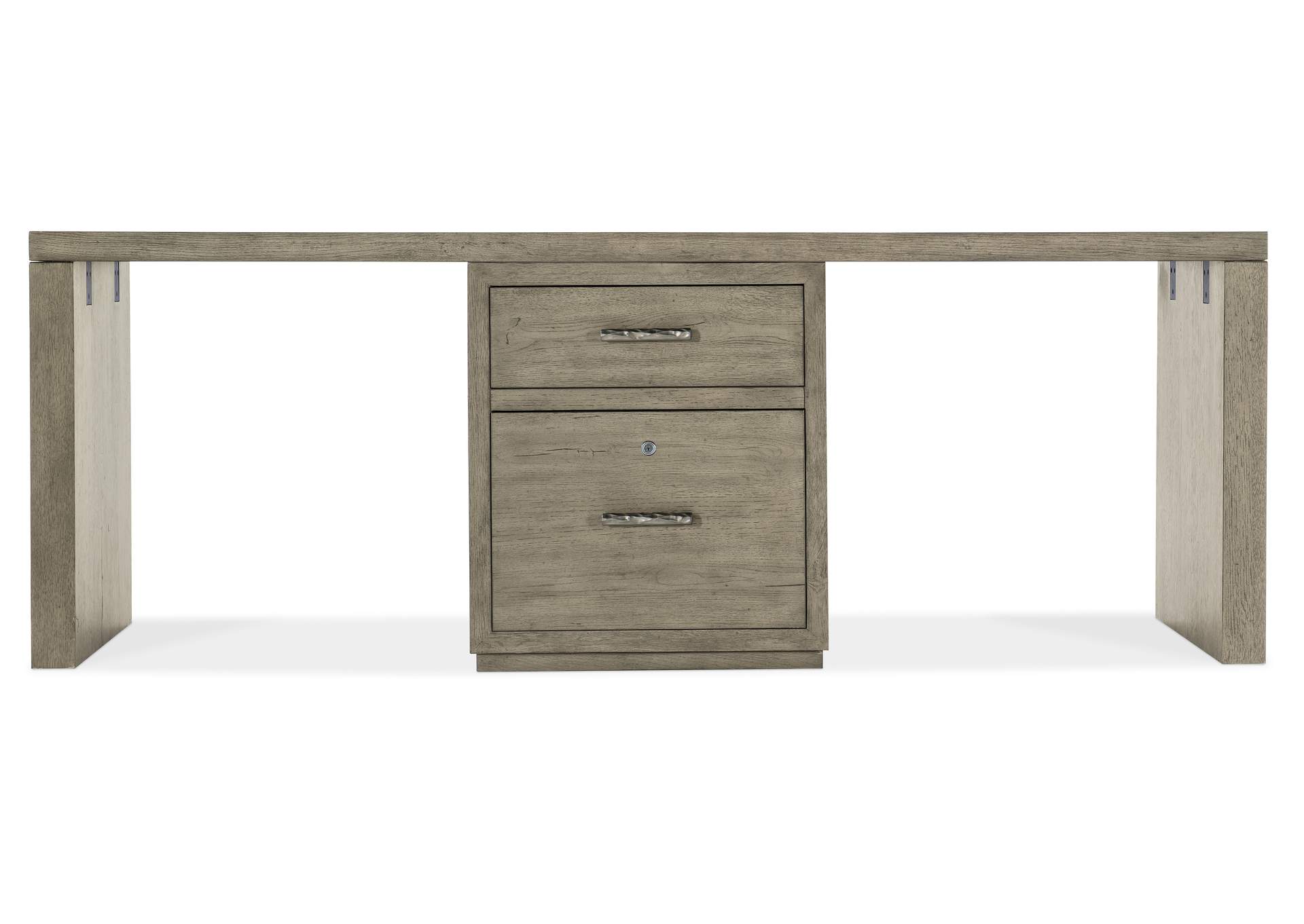 Linville Falls 84" Desk With One Centered File,Hooker Furniture