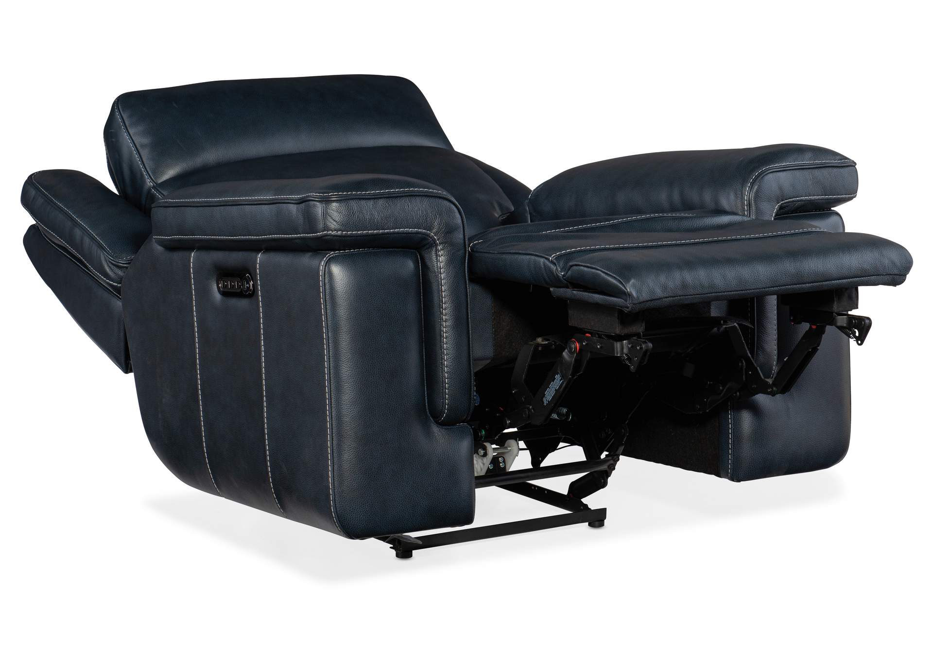 Montel Lay Flat Power Recliner With Power Headrest & Lumbar,Hooker Furniture