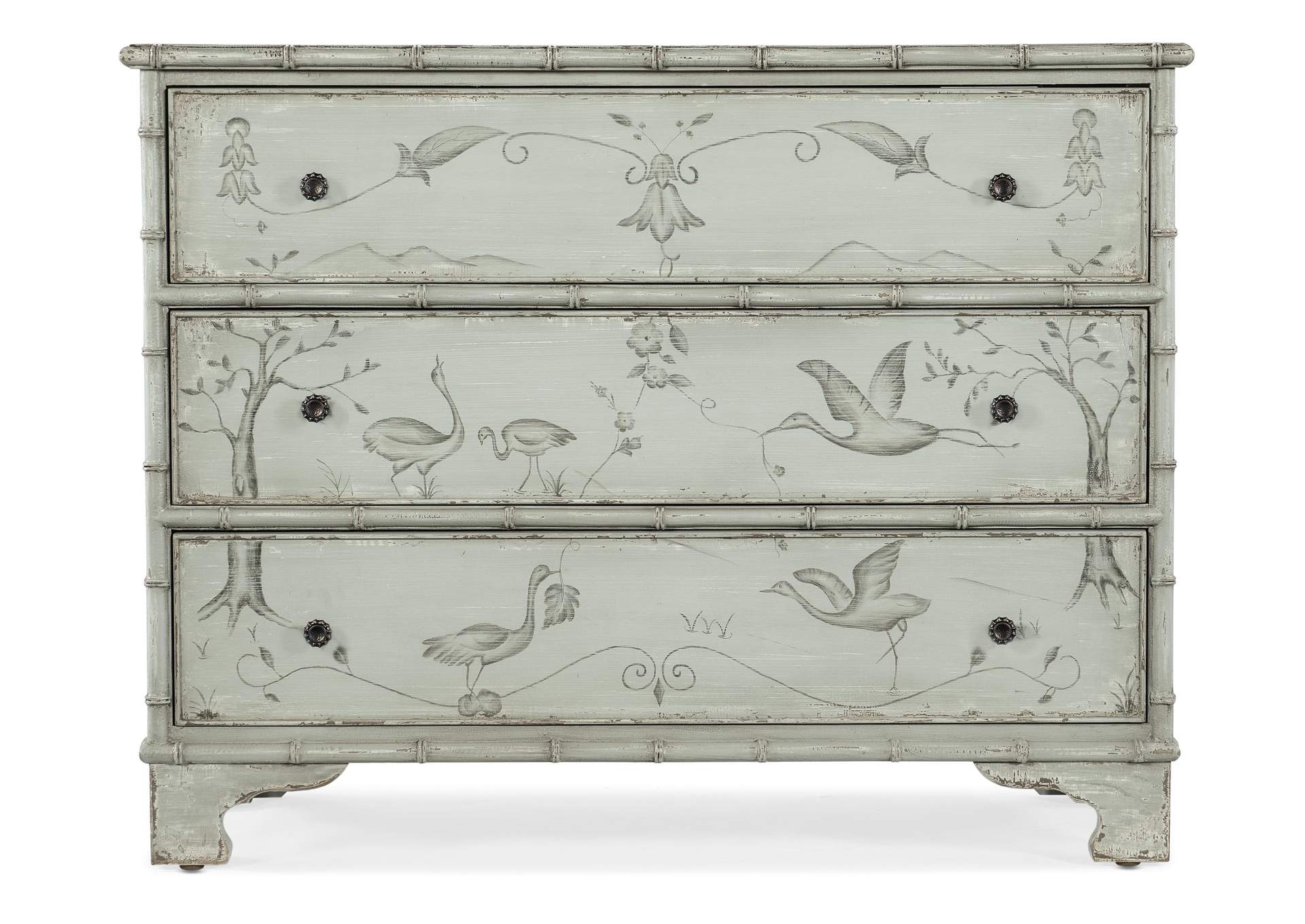 Charleston Three - Drawer Accent Chest,Hooker Furniture