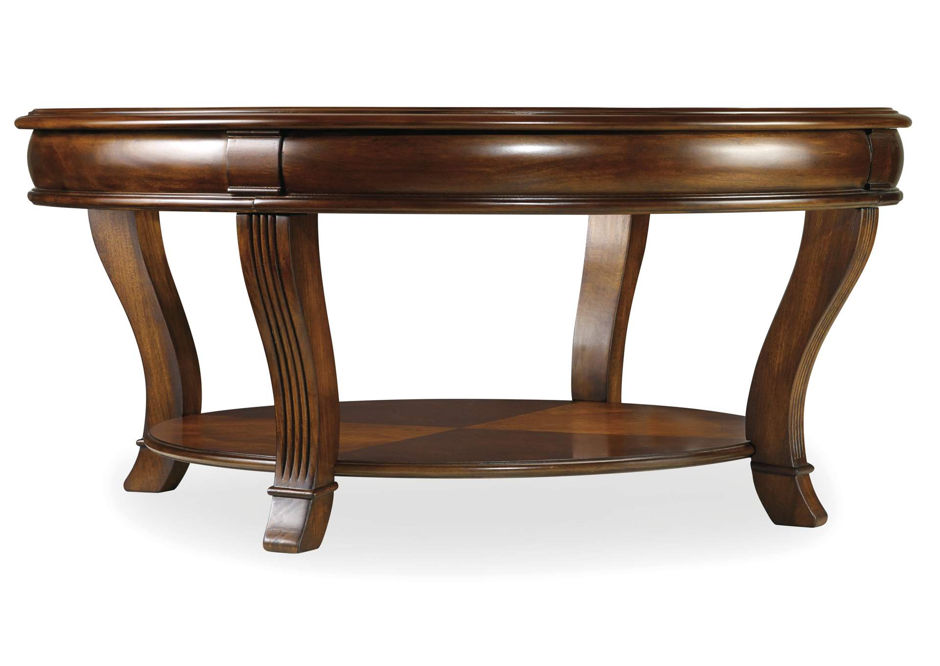 Brookhaven Round Cocktail Table,Hooker Furniture