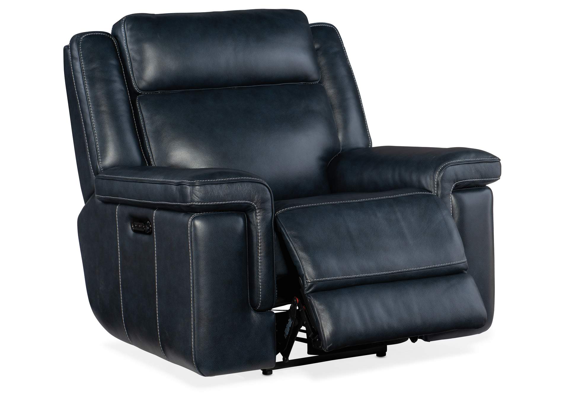 Montel Lay Flat Power Recliner With Power Headrest & Lumbar,Hooker Furniture