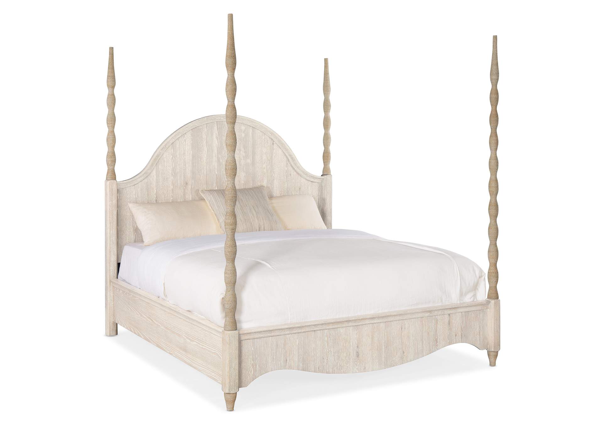 Serenity Jetty California King Poster Bed,Hooker Furniture