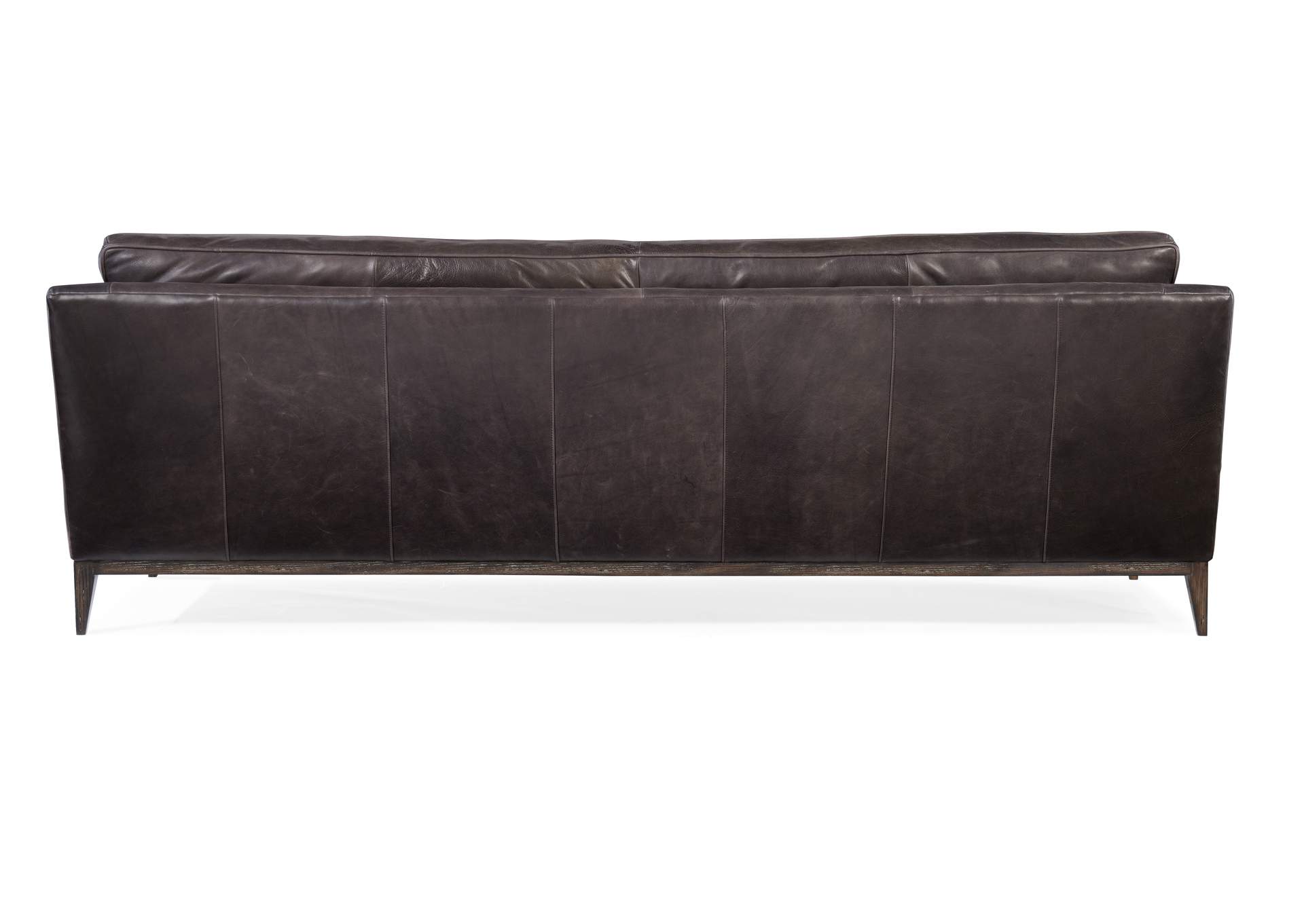Kandor Leather Stationary Sofa,Hooker Furniture