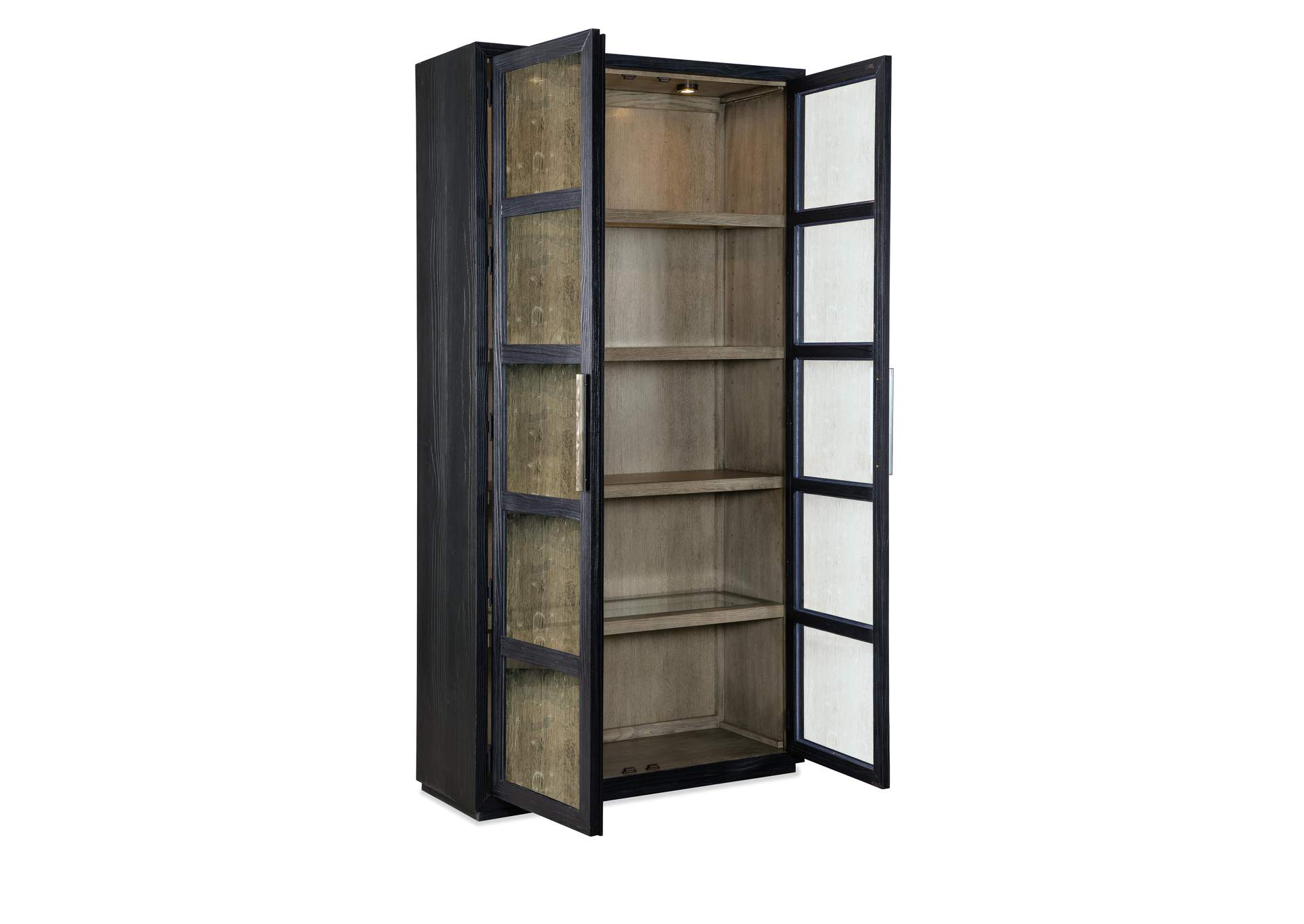 Linville Falls Shou Sugi Ban Curio Cabinet,Hooker Furniture