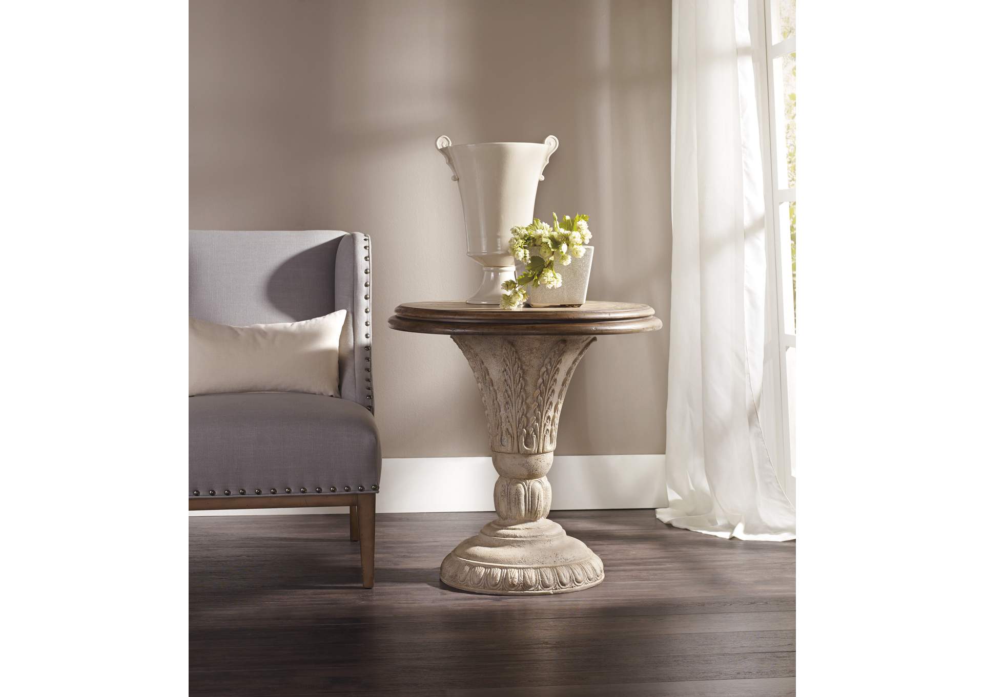 Solana Round Accent Table,Hooker Furniture