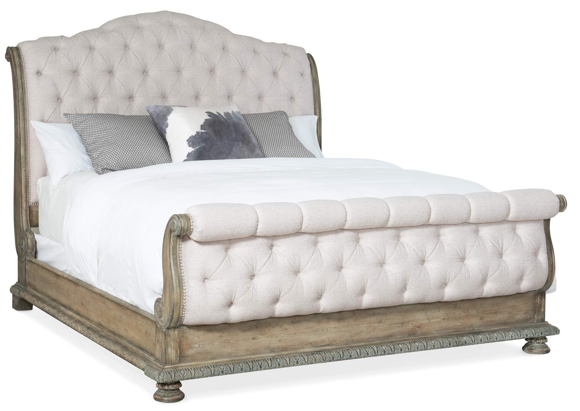 Castella King Tufted Bed,Hooker Furniture