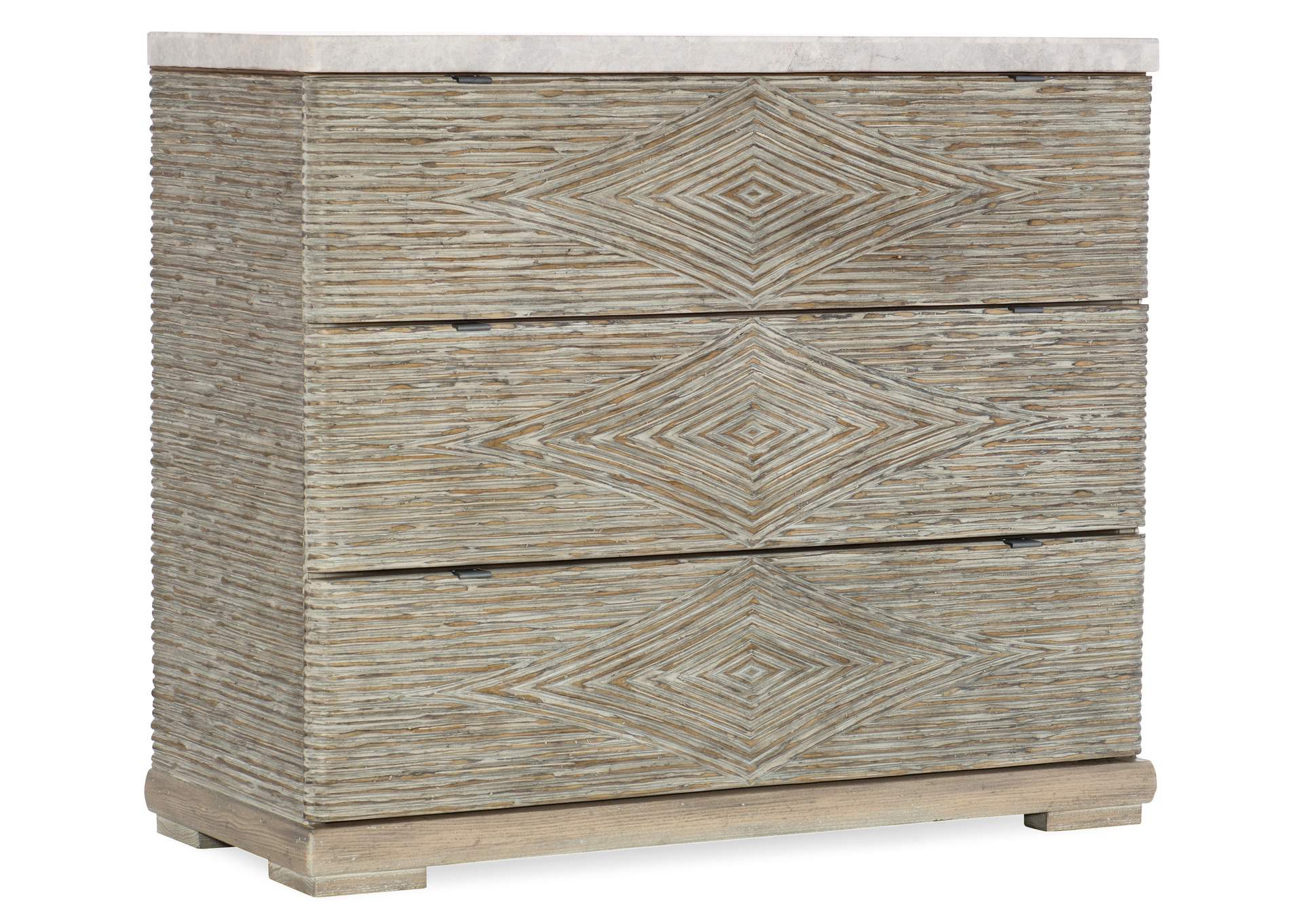 Amani Three - Drawer Accent Chest,Hooker Furniture