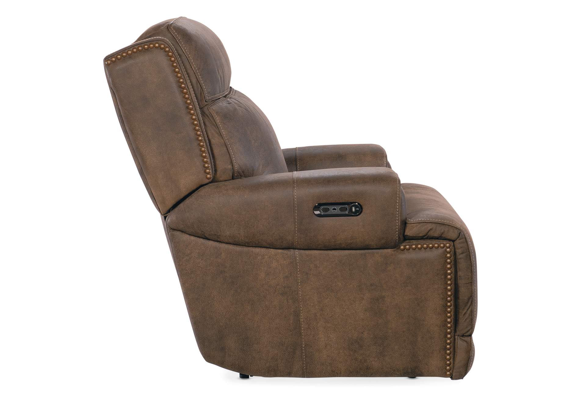 Wheeler Power Recliner With Power Headrest,Hooker Furniture