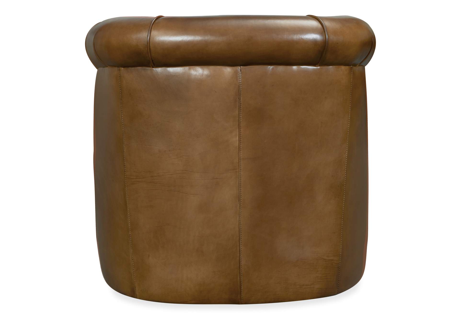 Axton Swivel Leather Club Chair,Hooker Furniture