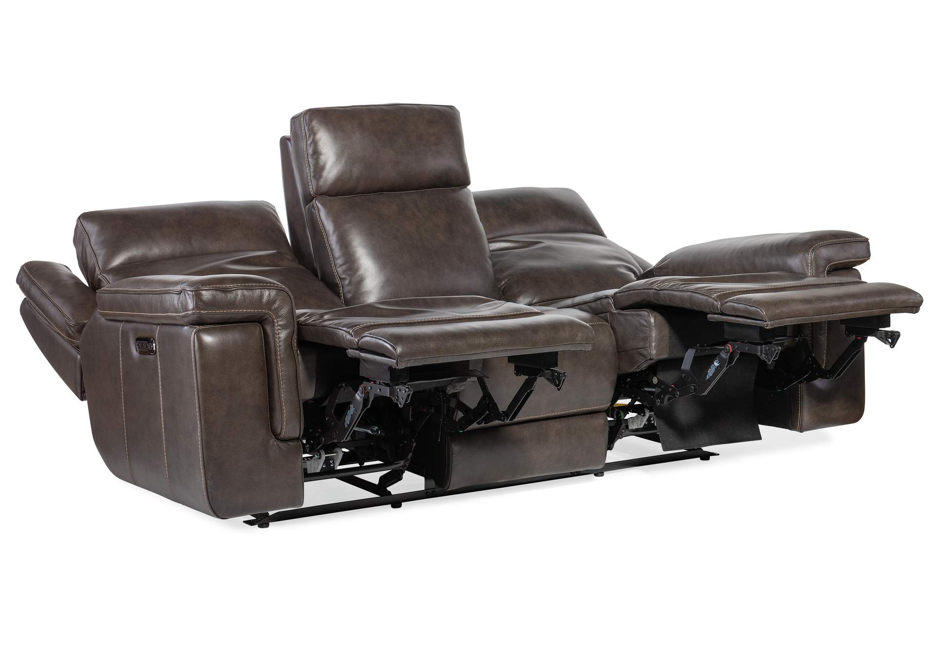 Montel Lay Flat Power Sofa With Power Headrest & Lumbar,Hooker Furniture