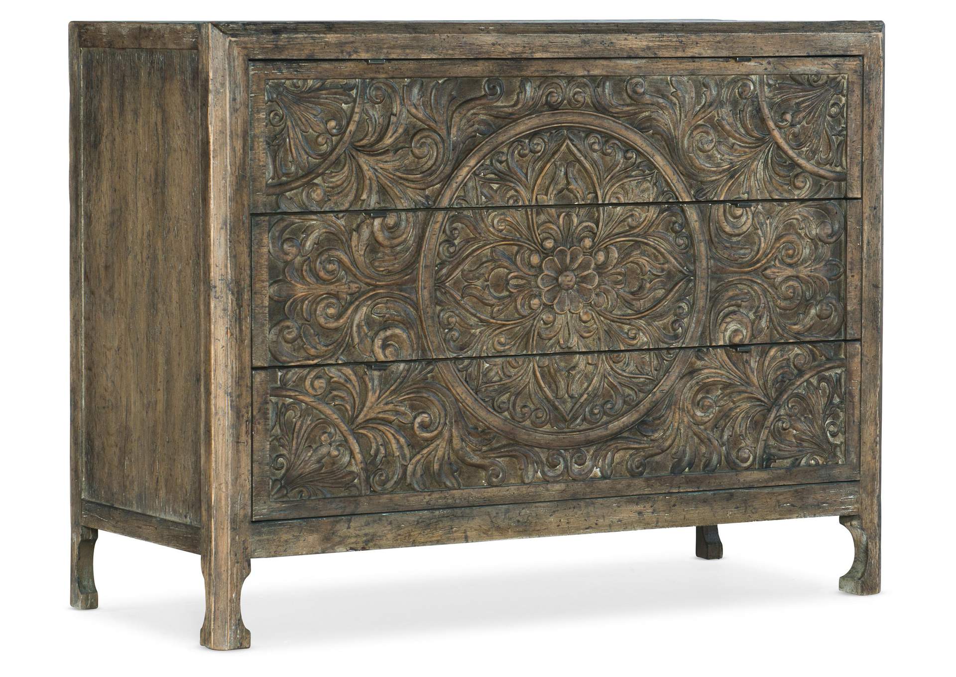 La Grange Lockhart Three - Drawer Accent Chest,Hooker Furniture