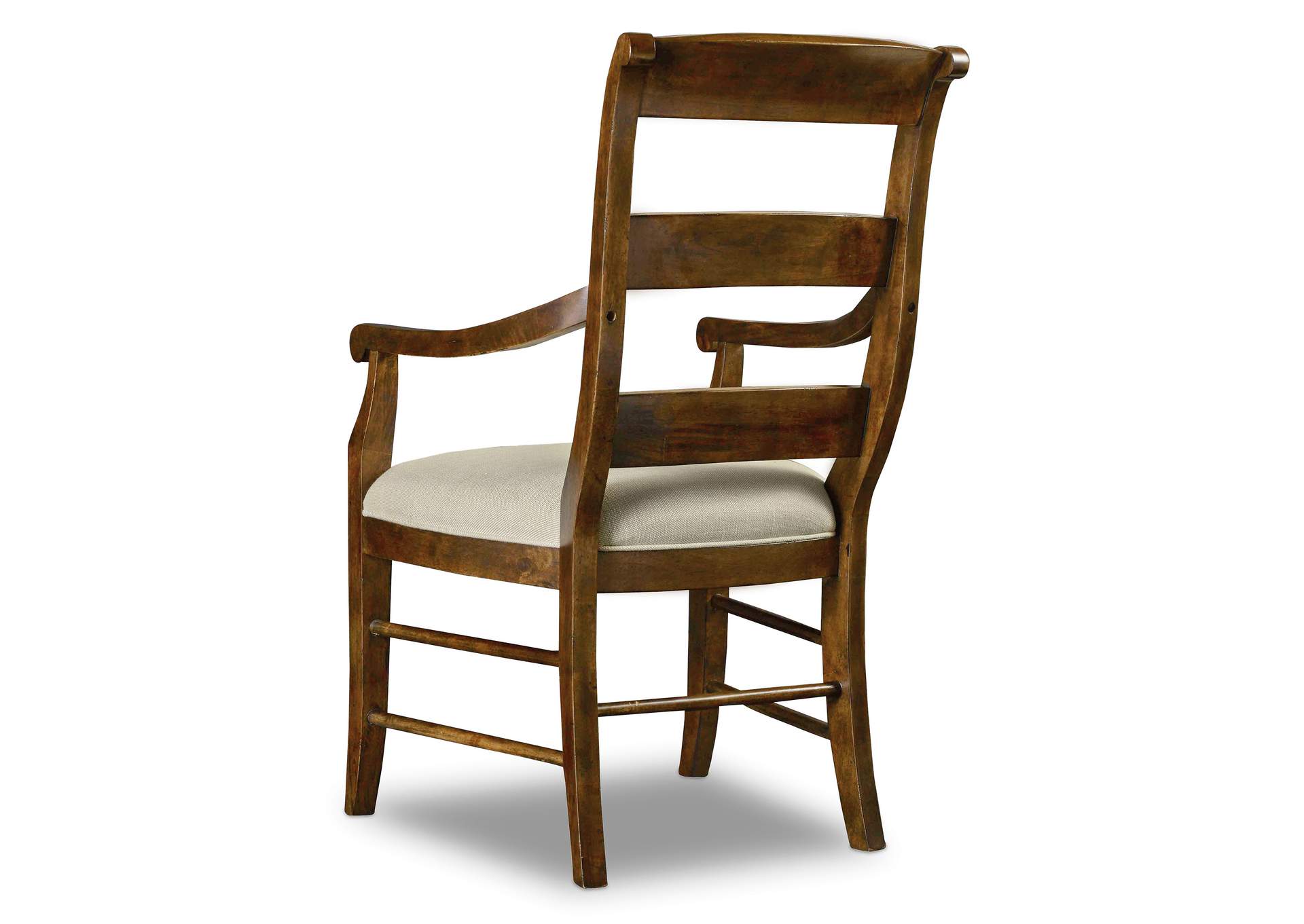 Archivist Ladderback Arm Chair - 2 per carton/price ea,Hooker Furniture