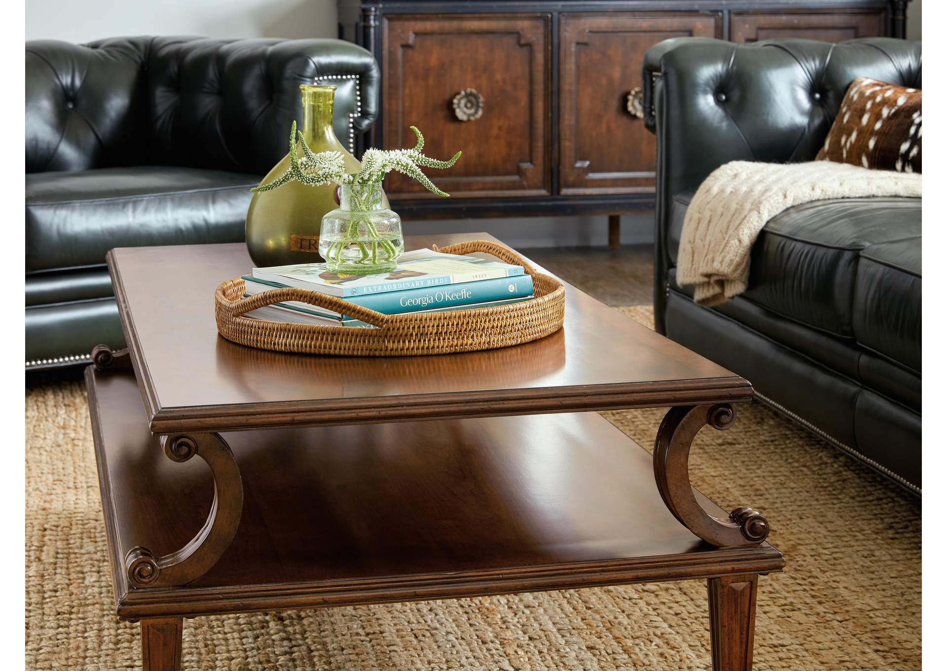 Charleston Rectangle Cocktail Table,Hooker Furniture