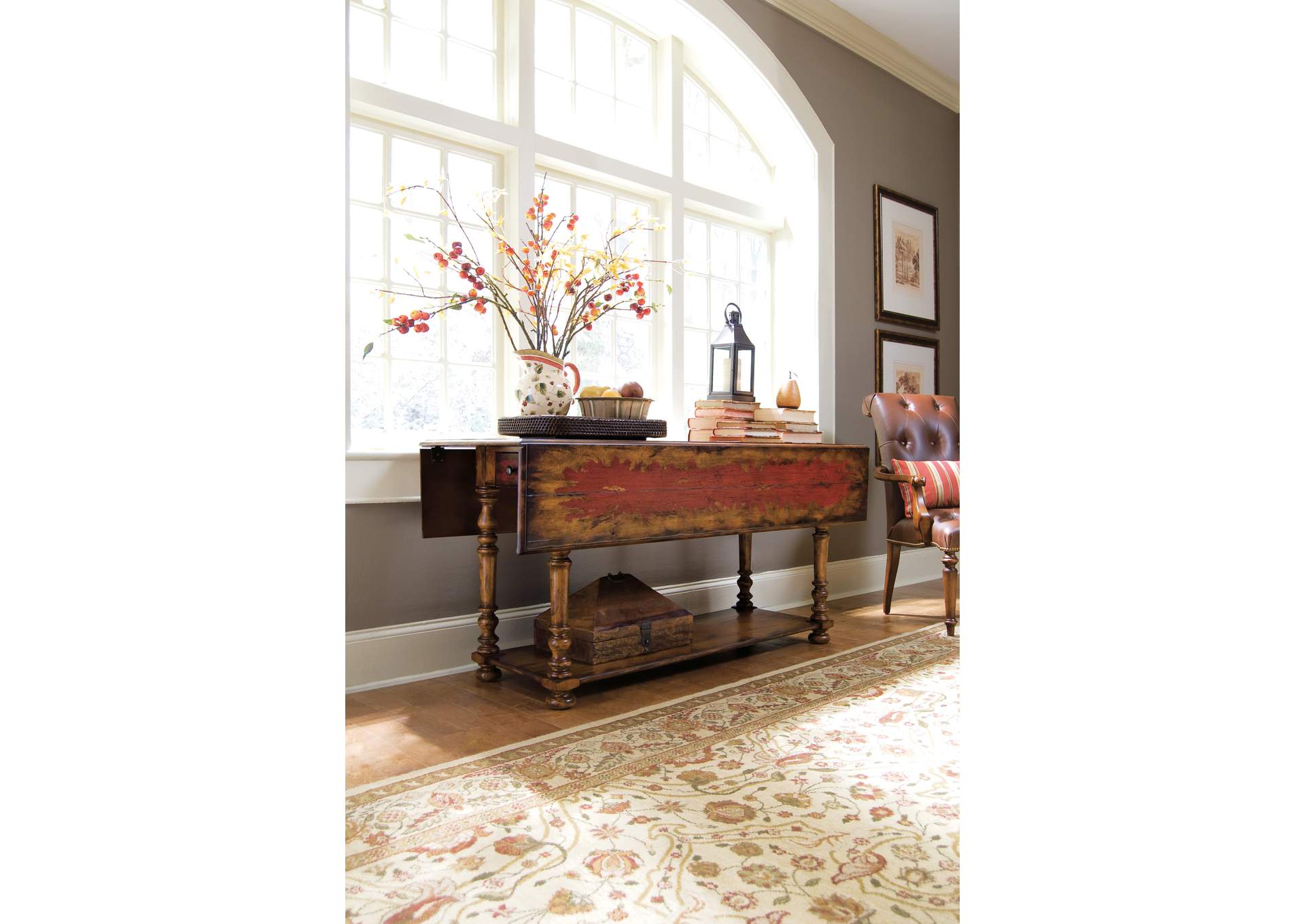 Vicenza Drop Leaf Console Table,Hooker Furniture