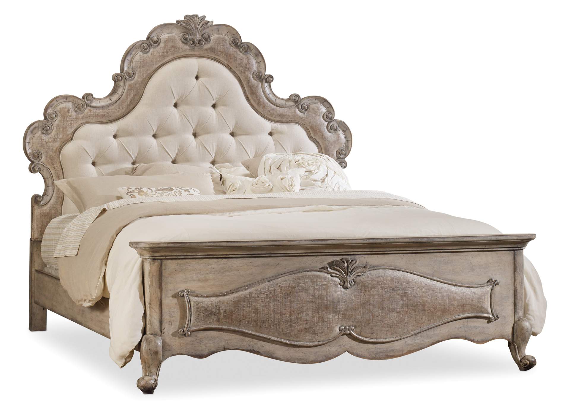 Chatelet King Upholstered Panel Bed,Hooker Furniture