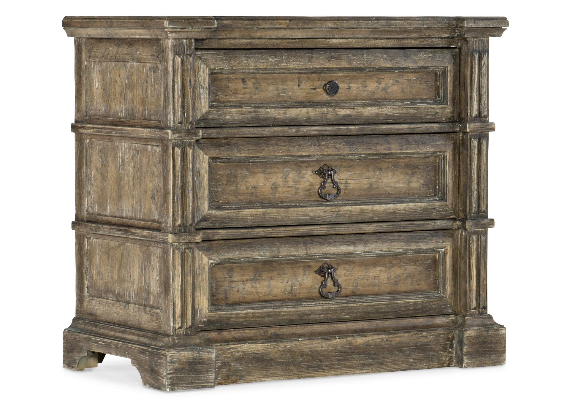 La Grange Jefferson Three - Drawer Nightstand,Hooker Furniture