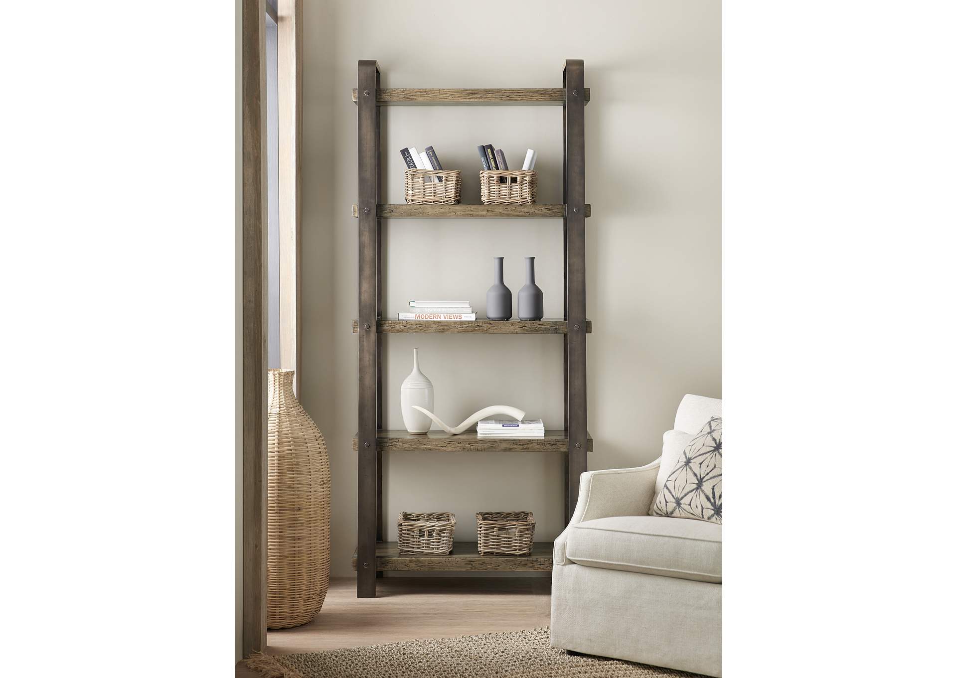 Crafted Bookcase,Hooker Furniture