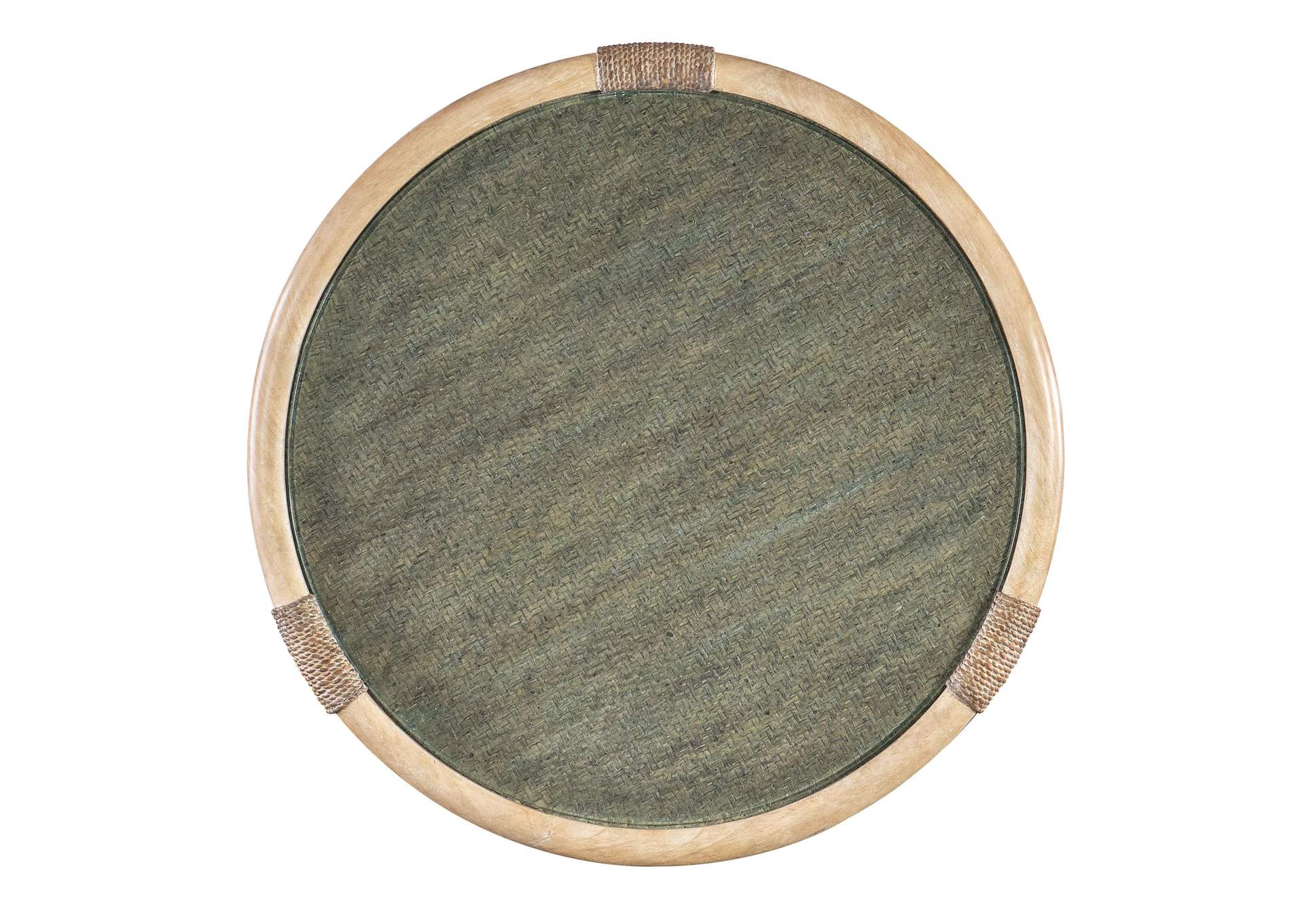 Retreat Raffia End Table,Hooker Furniture