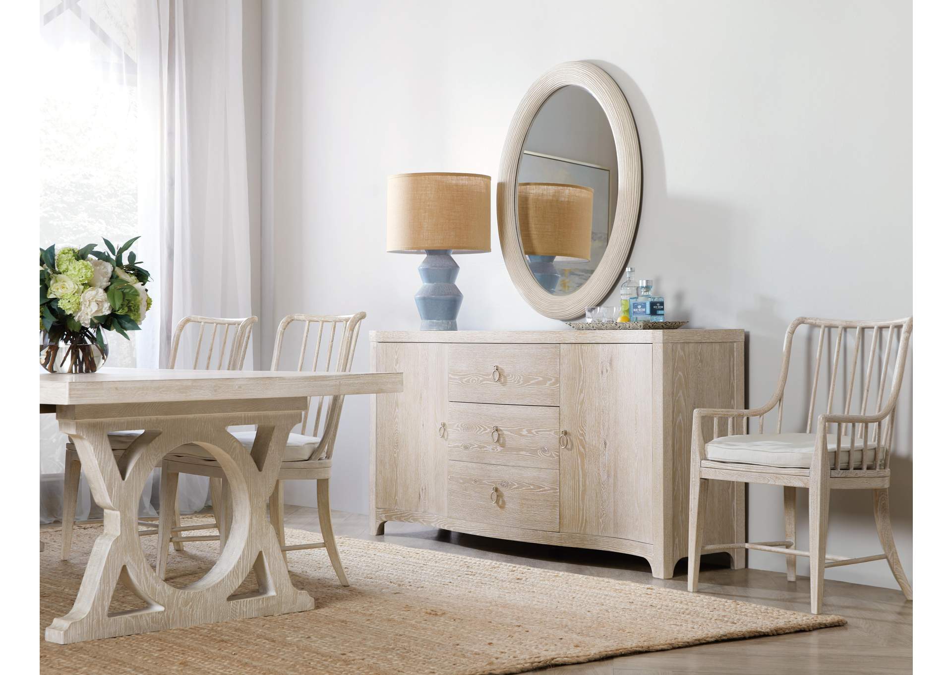 Serenity Amelia Oval Mirror,Hooker Furniture