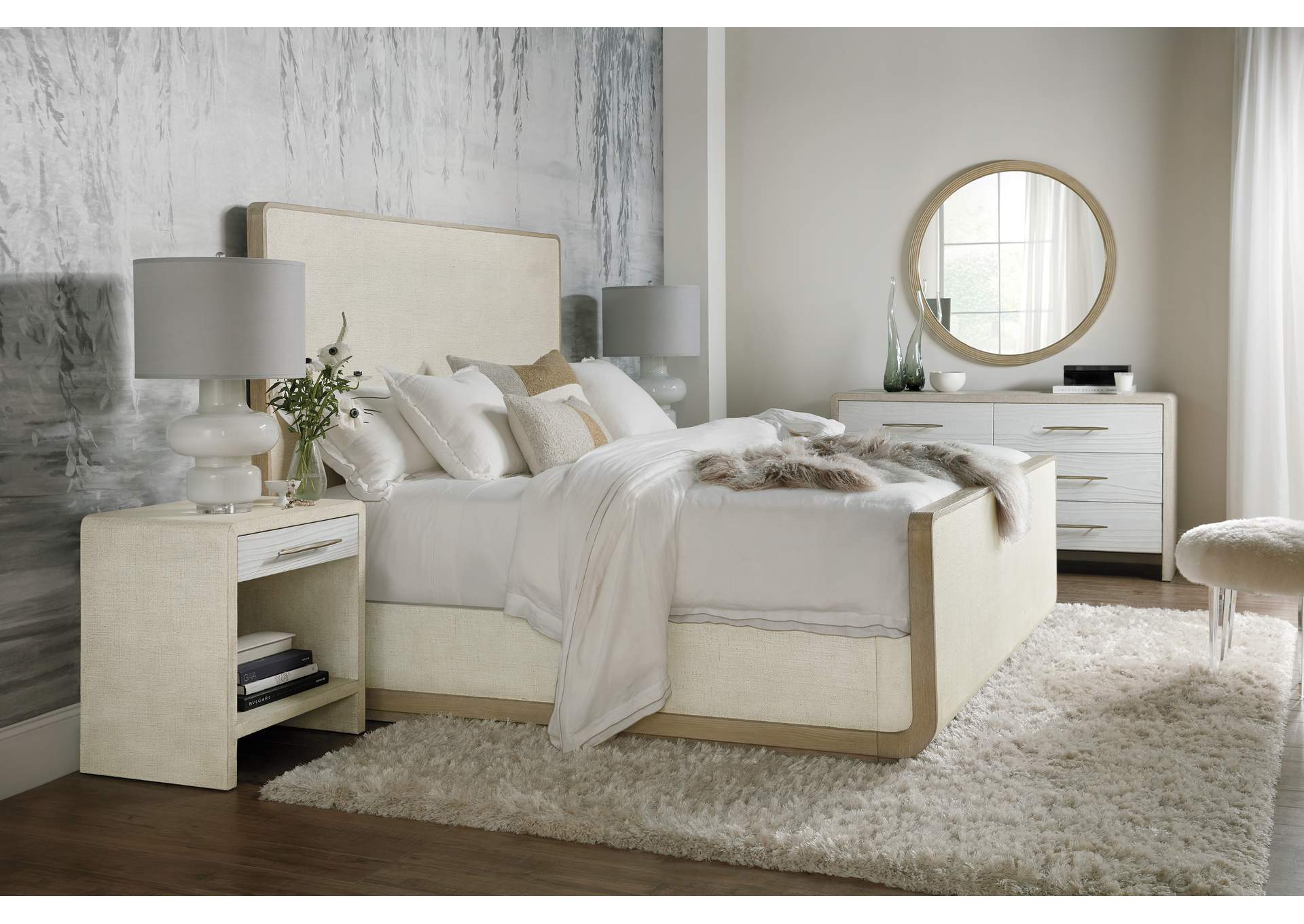 Cascade King Sleigh Bed,Hooker Furniture