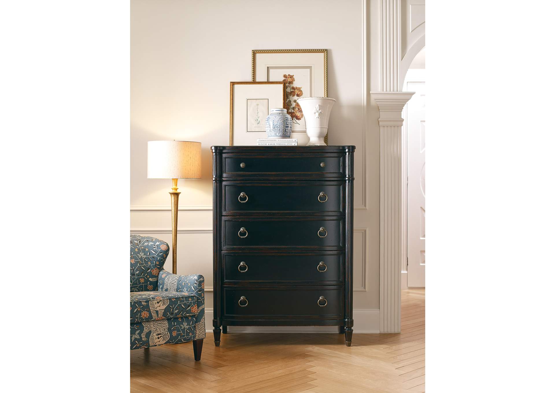 Charleston Five - Drawer Chest,Hooker Furniture