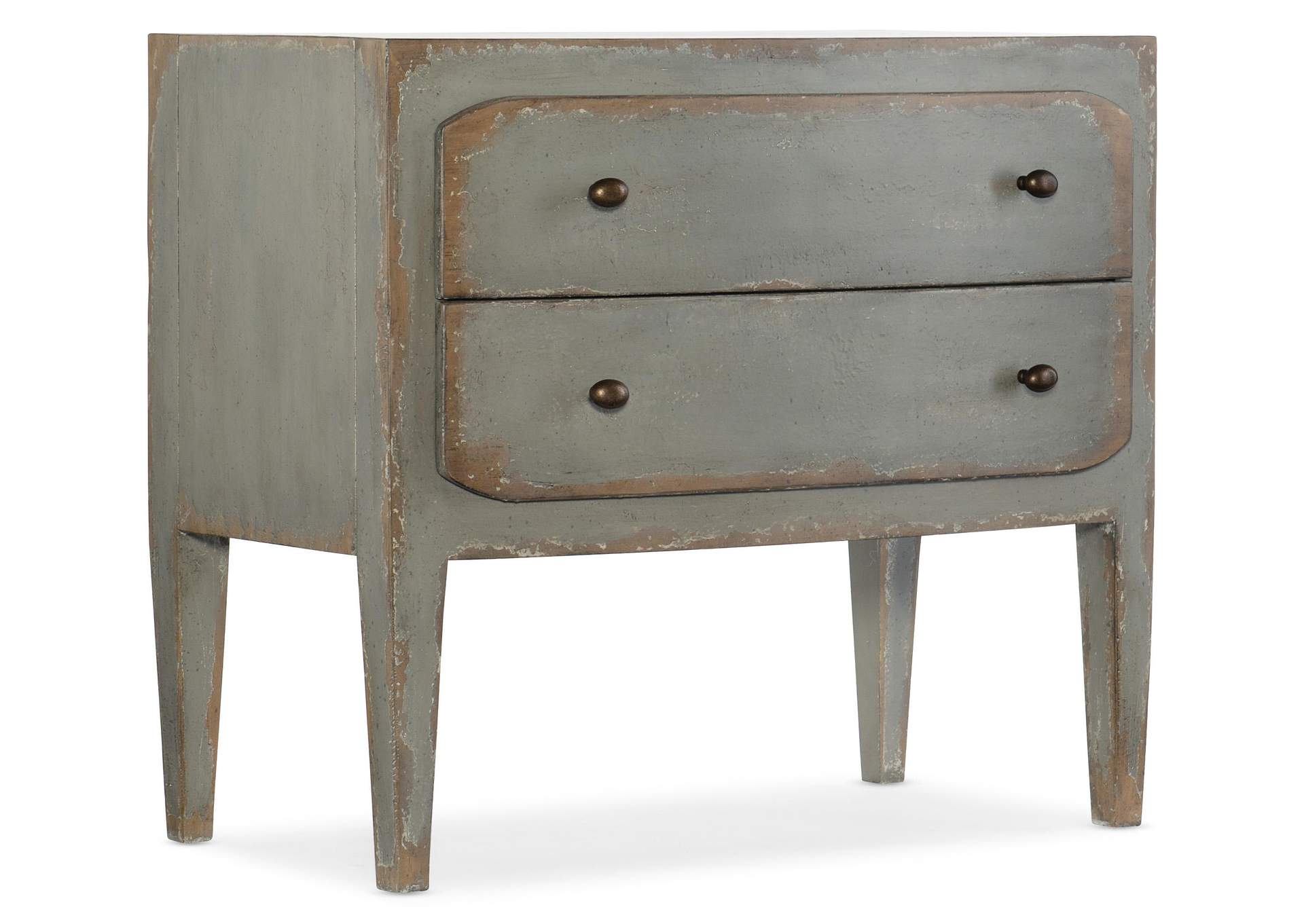 Ciao Bella Two - Drawer Nightstand - Speckled Gray,Hooker Furniture