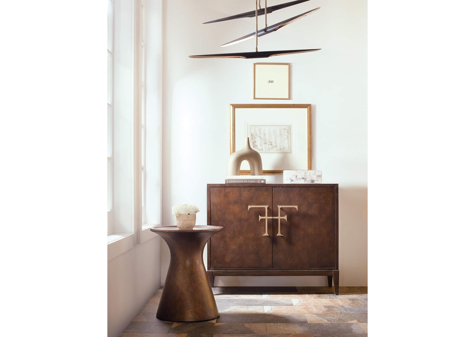 Melange Barron Accent Table,Hooker Furniture