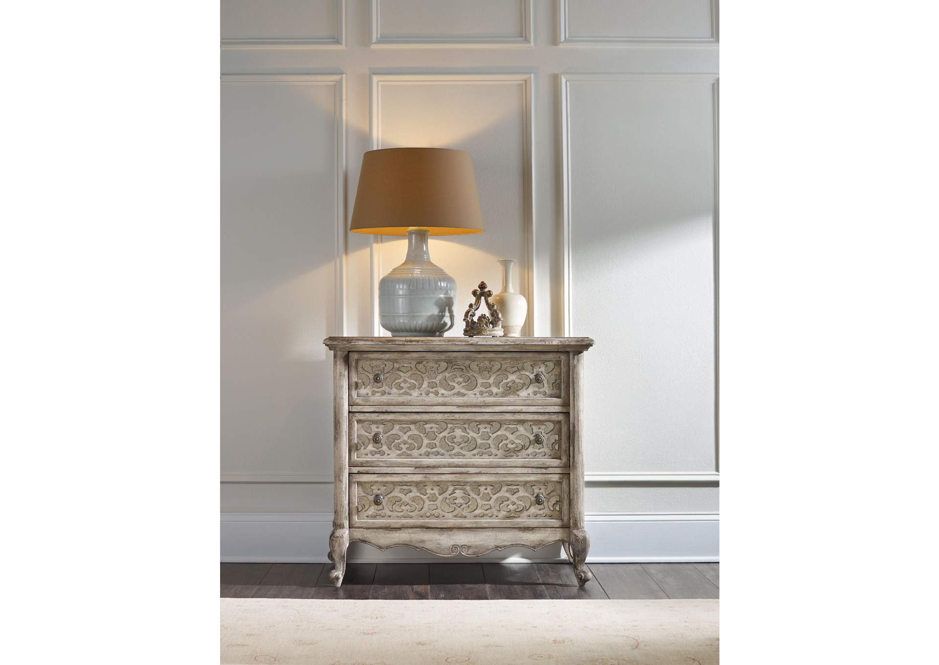 Chatelet Fretwork Nightstand,Hooker Furniture