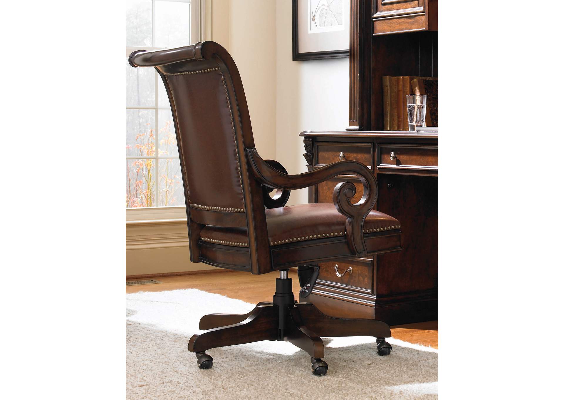 European Renaissance II Tilt Swivel Chair,Hooker Furniture