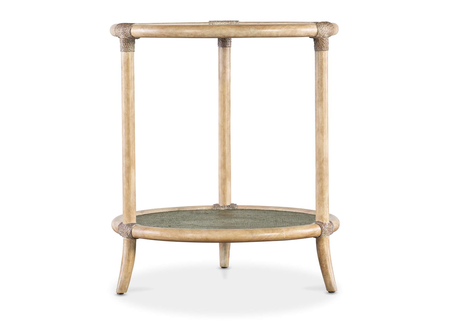 Retreat Raffia End Table,Hooker Furniture