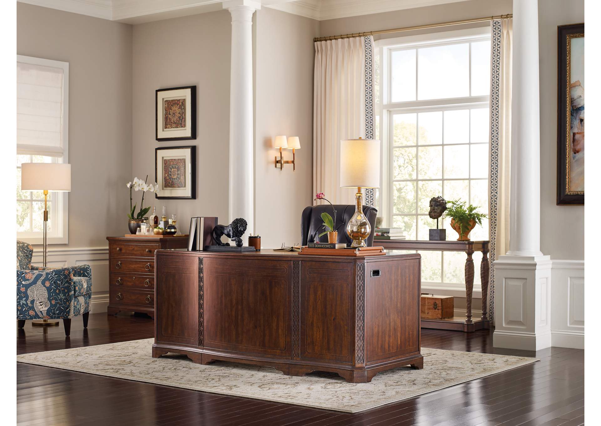 Charleston Executive Desk,Hooker Furniture
