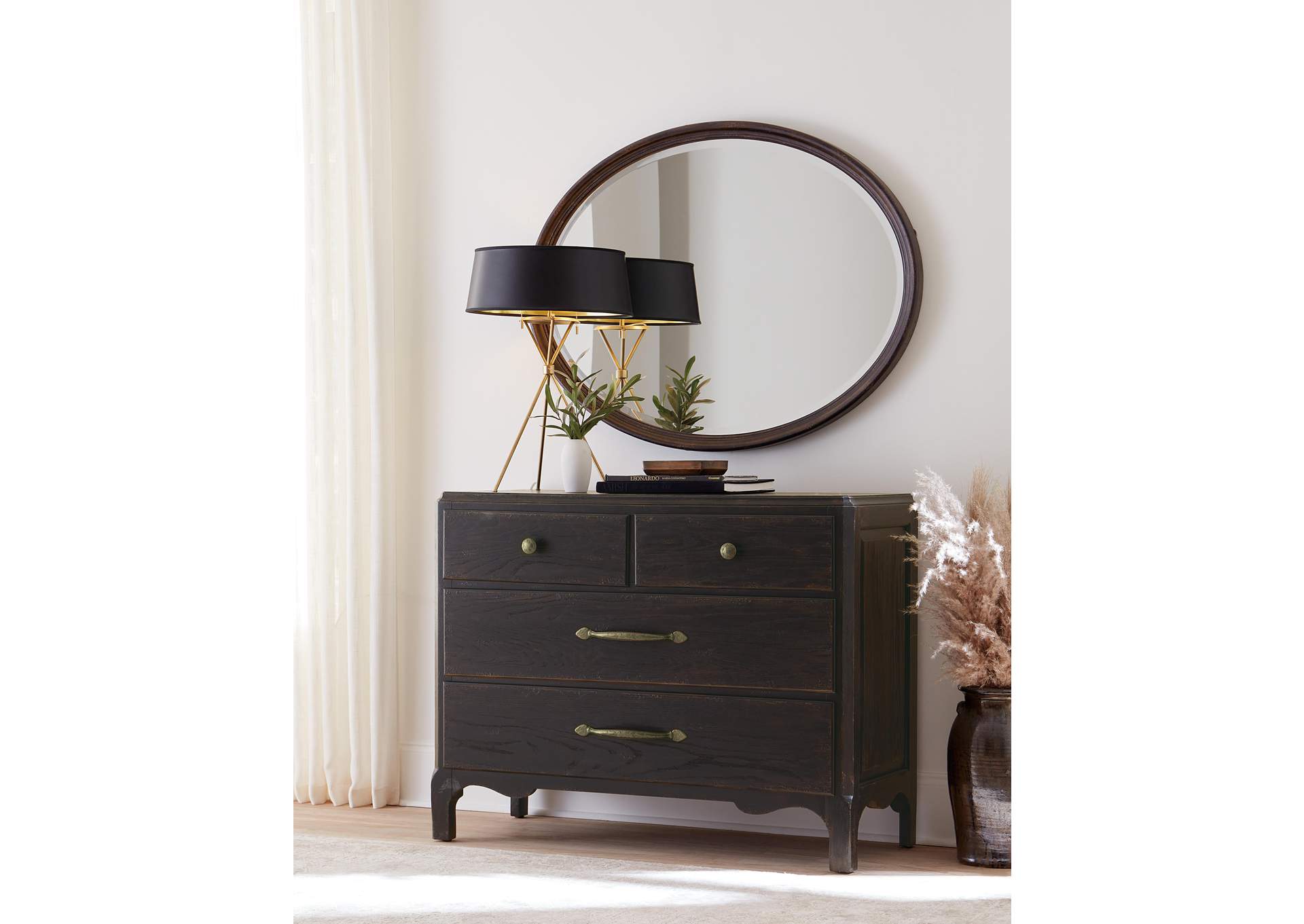 Americana Oval Mirror,Hooker Furniture