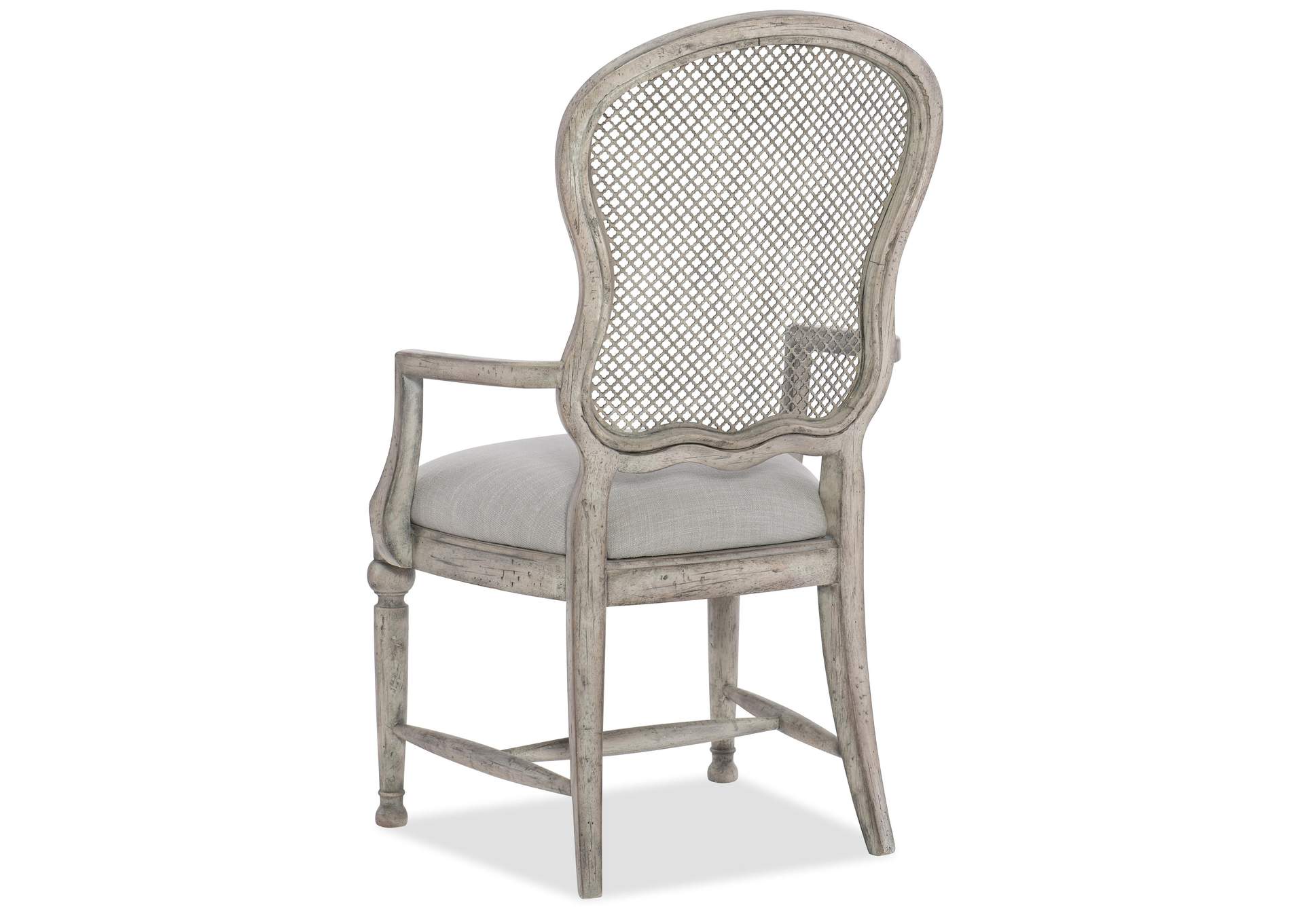 Boheme Gaston Metal Back Arm Chair - 2 Per Carton - Price Ea,Hooker Furniture