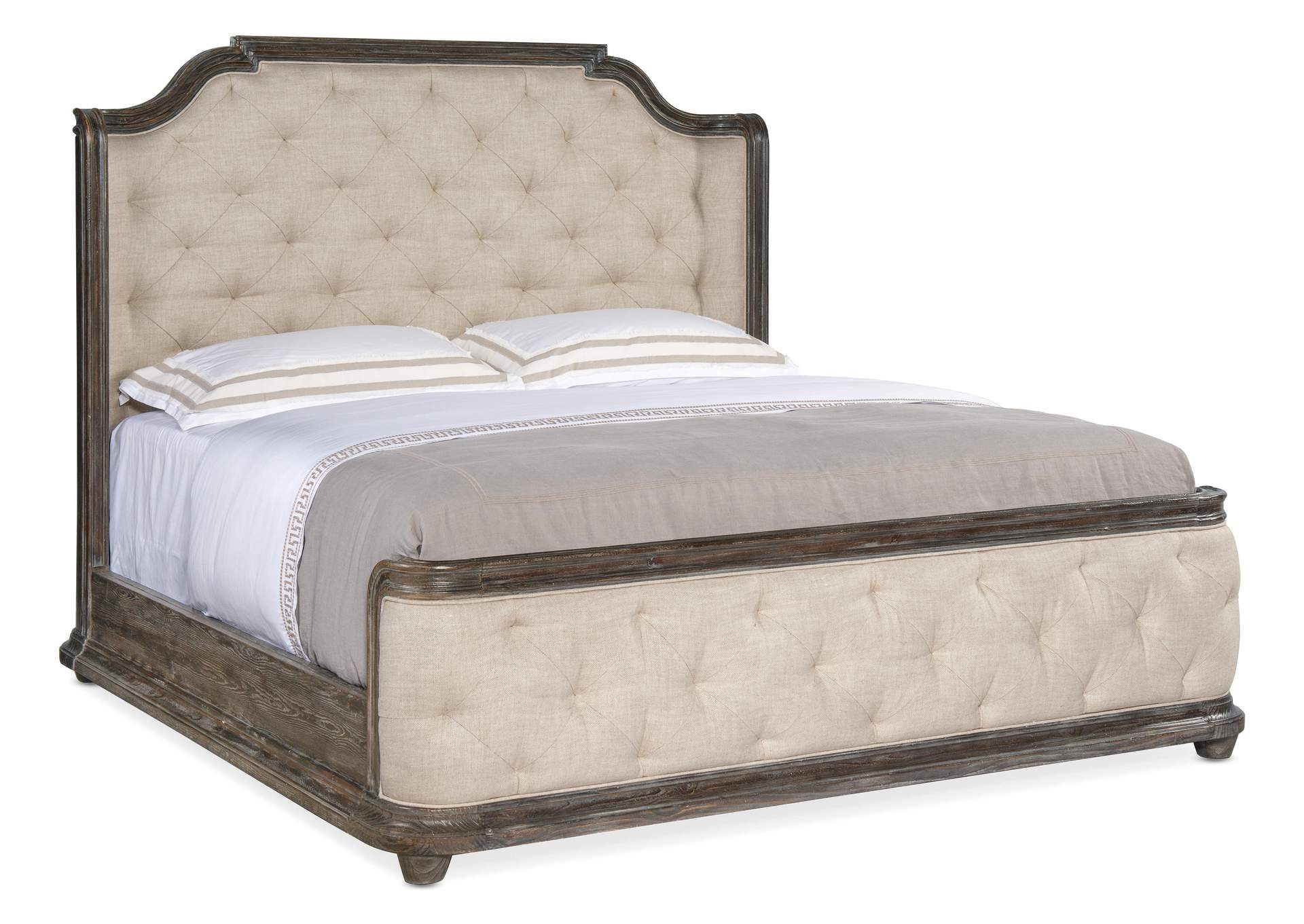 Traditions King Upholstered Panel Bed,Hooker Furniture