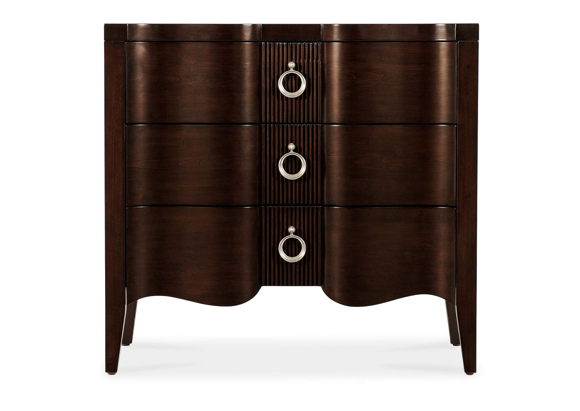 Bella Donna Three - Drawer Nightstand,Hooker Furniture