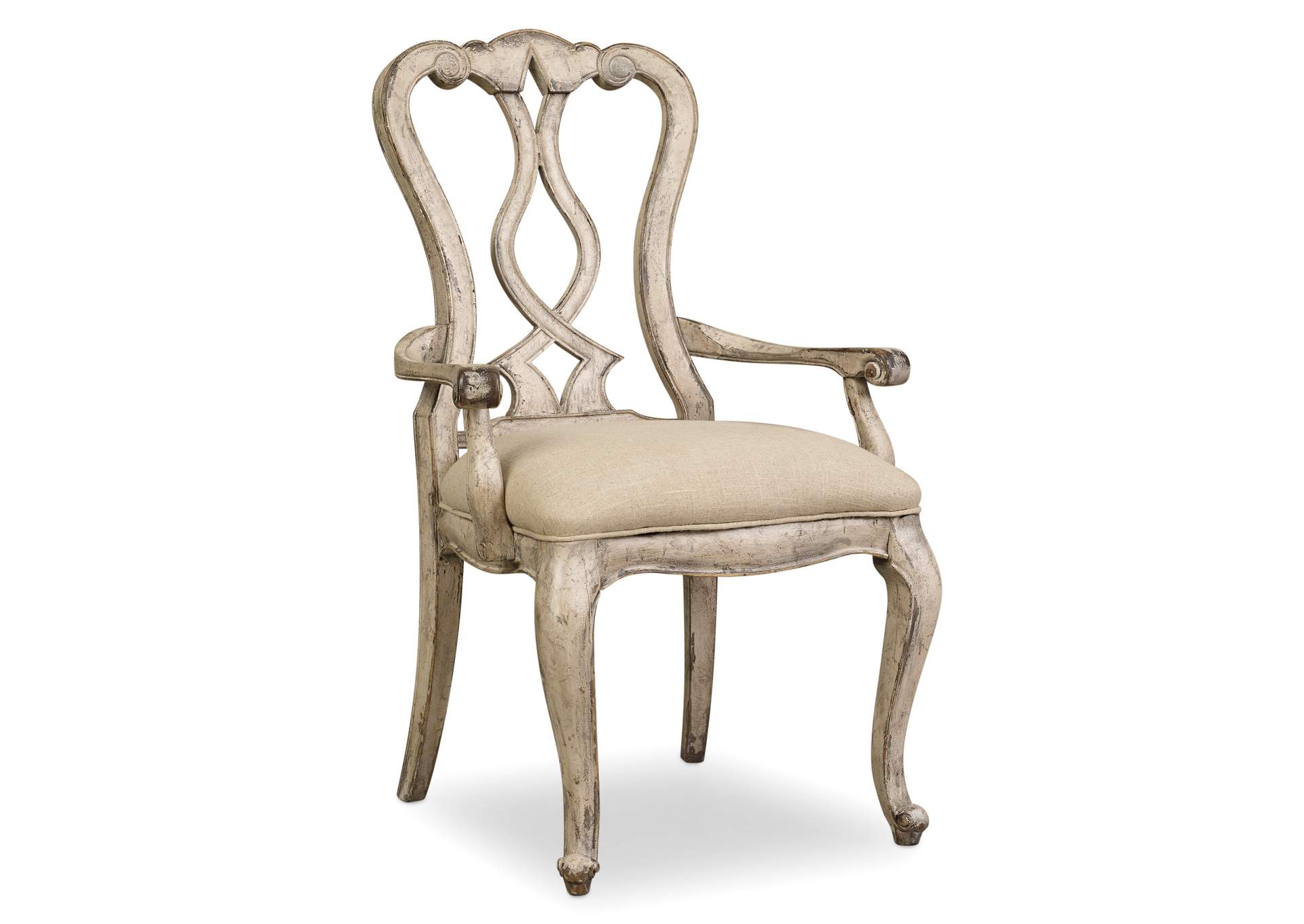Chatelet Splatback Arm Chair - 2 Per Carton - Price Ea,Hooker Furniture