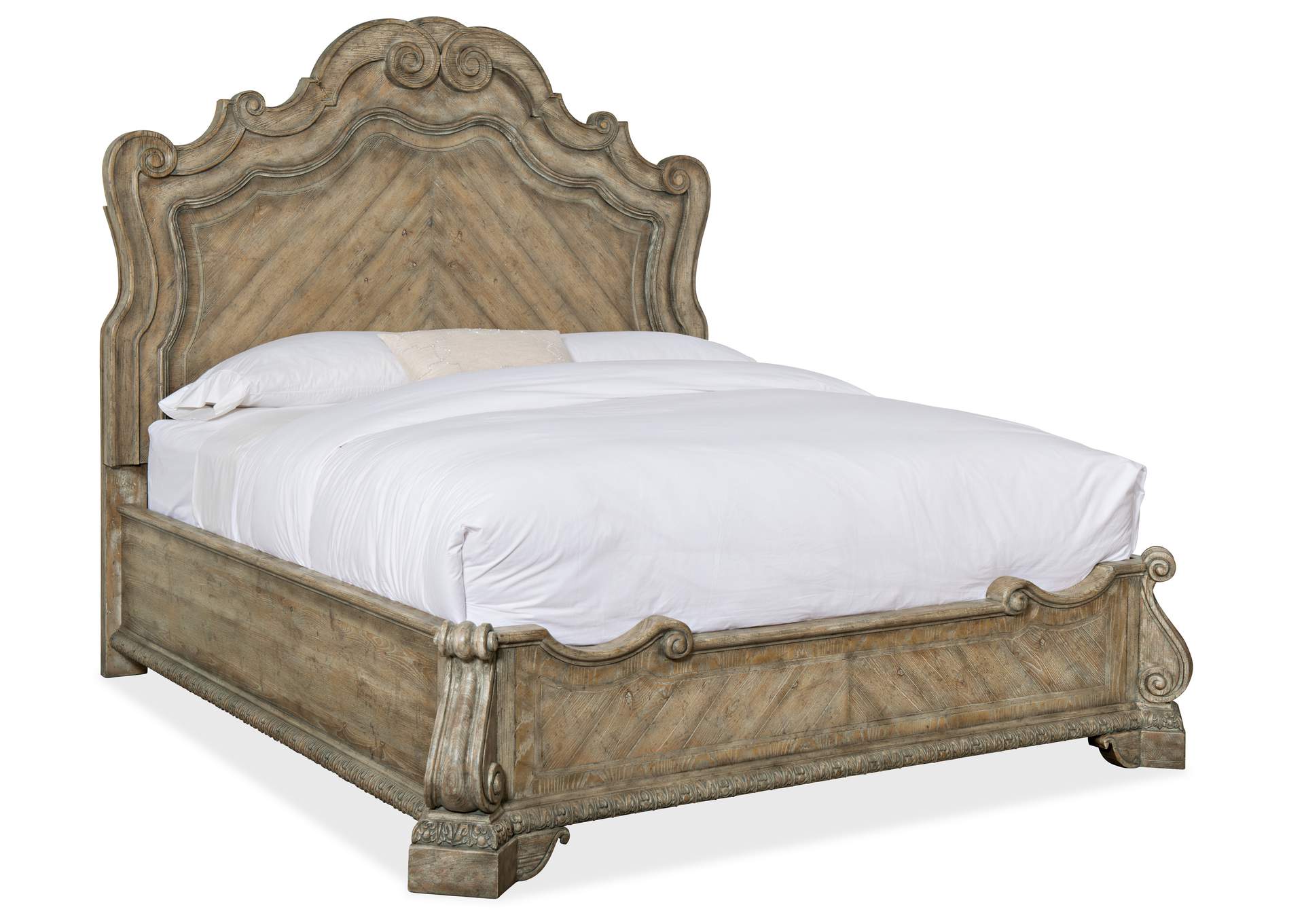 Castella King Panel Bed,Hooker Furniture