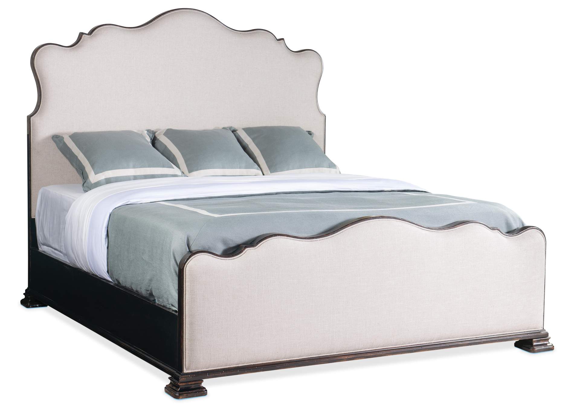 Charleston California King Upholstered Bed,Hooker Furniture