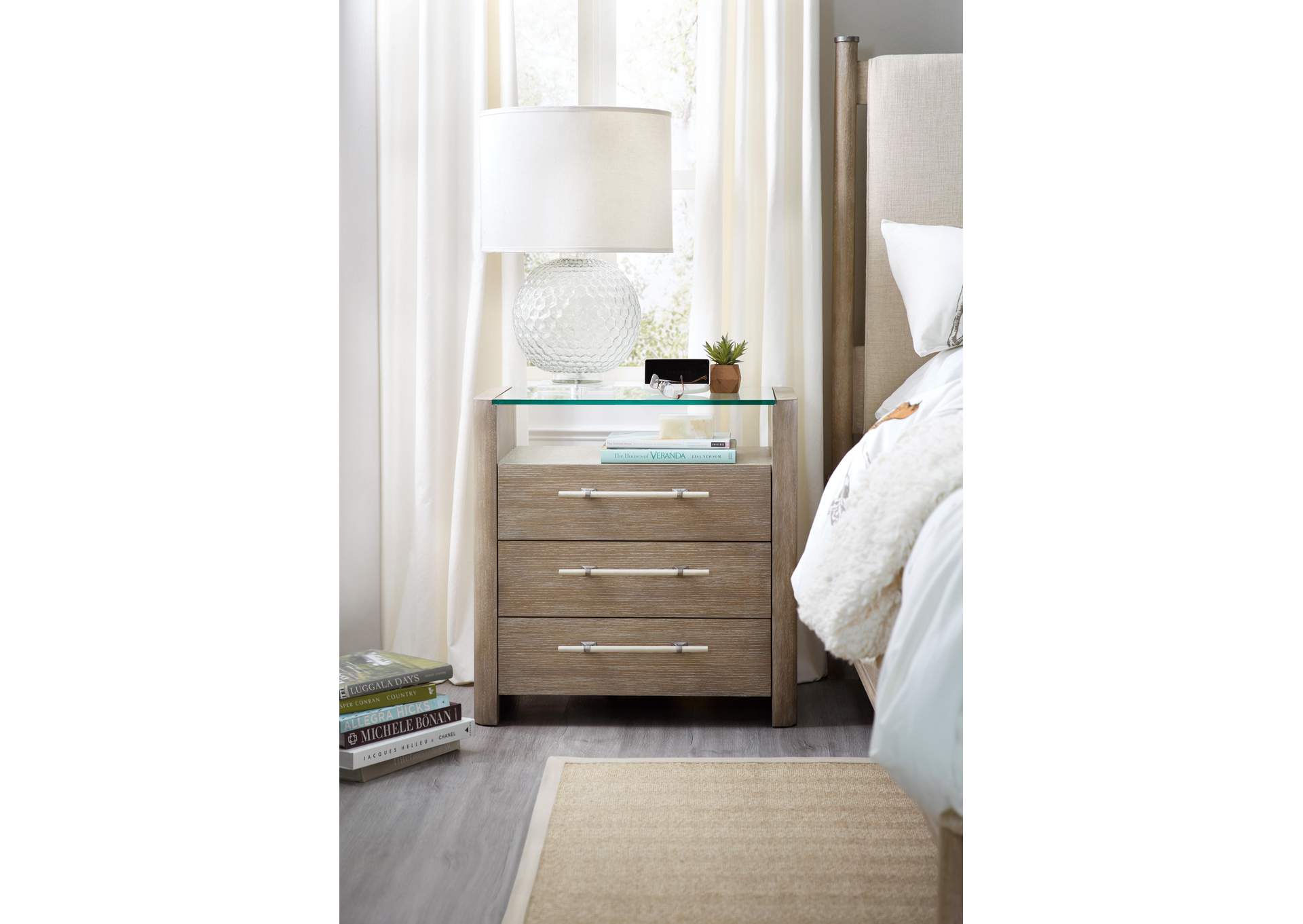 Affinity Three - Drawer Nightstand,Hooker Furniture