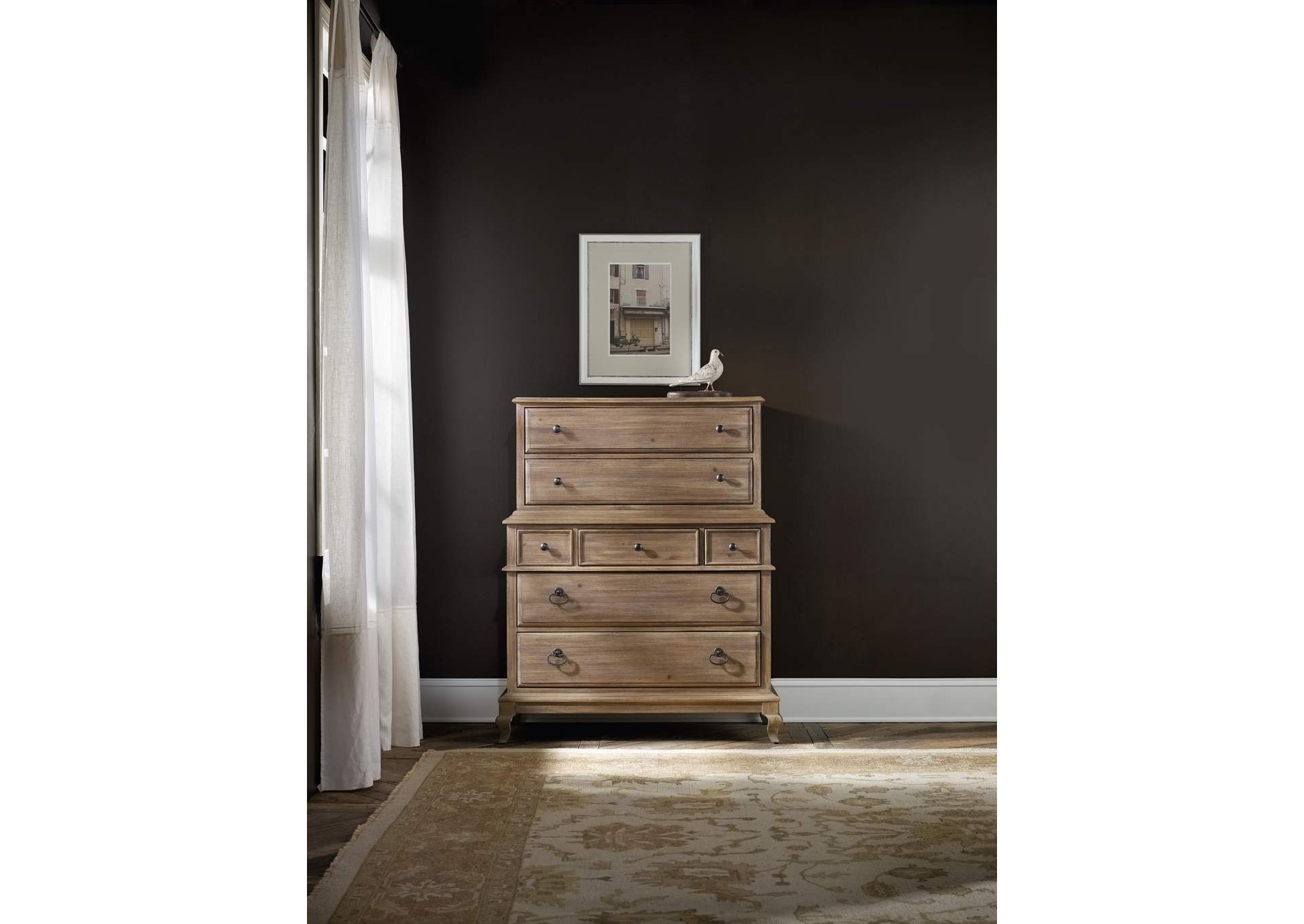 Corsica Chest on Chest,Hooker Furniture