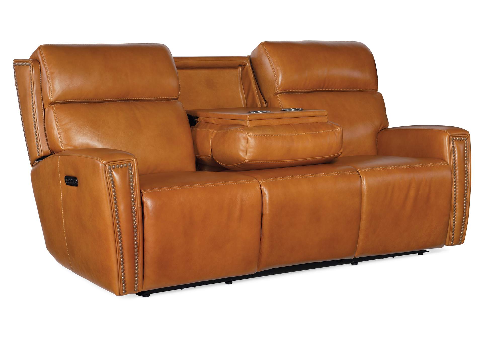 Ruthe ZeroG Power Sofa w/PH & Hidden Console,Hooker Furniture