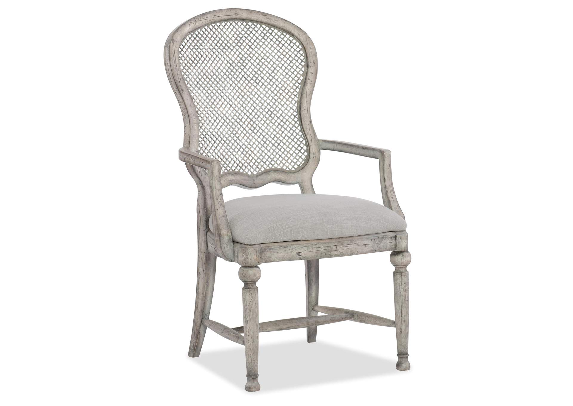 Boheme Gaston Metal Back Arm Chair - 2 Per Carton - Price Ea,Hooker Furniture