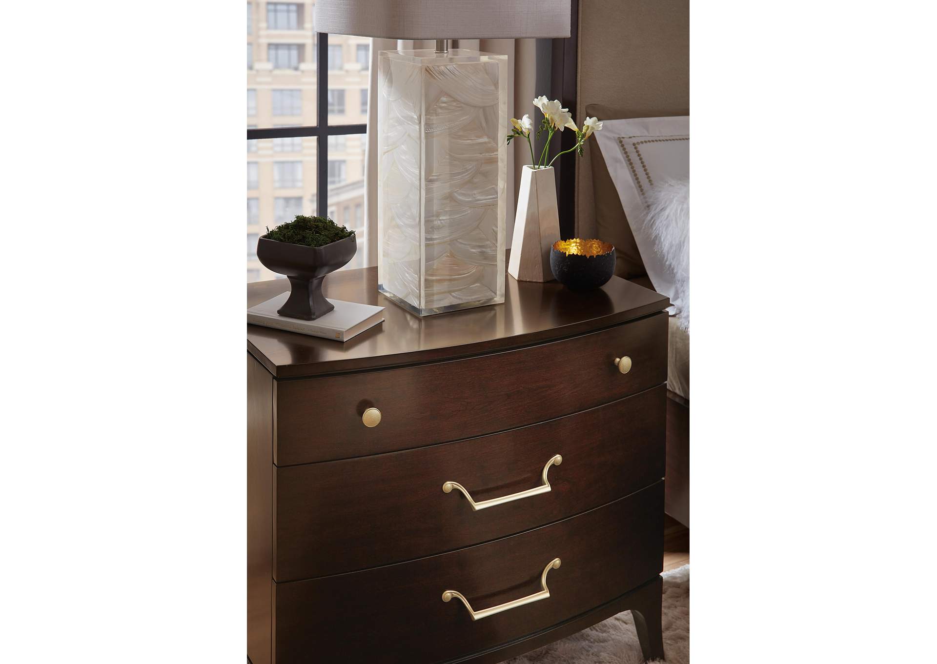 Bella Donna Three - Drawer Nightstand,Hooker Furniture